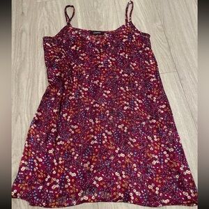 Sabina Musayev Burgundy Floral Dress